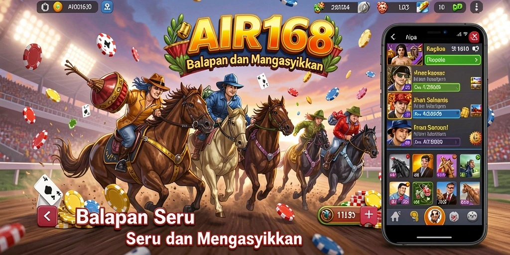 Tampilan gameplay Racing dari AIR168 yang mendebarkan.