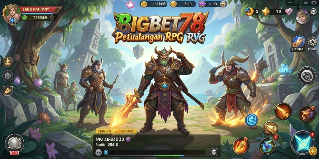 Screenshot gameplay BIGBET78 yang menampilkan aksi seru dalam RPG.