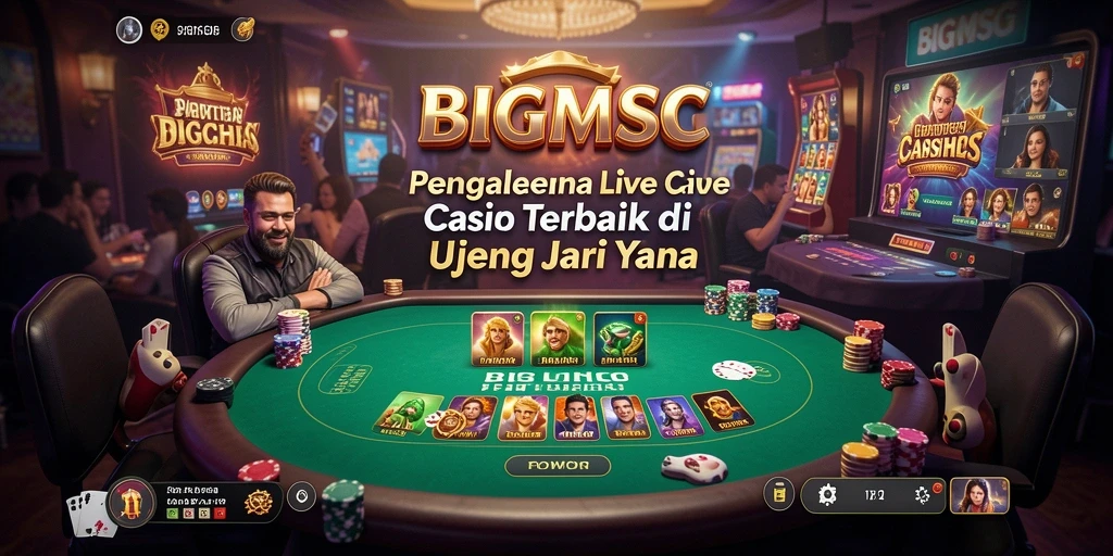 Tampilan gameplay yang mengesankan dalam Live Casino BIGMSG.