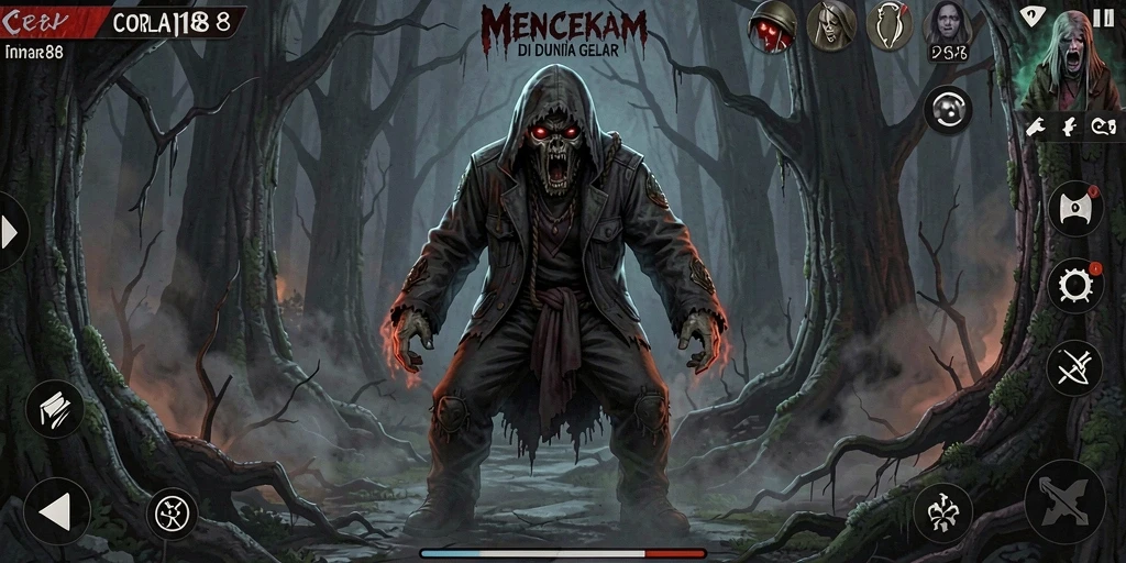 Gameplay CORLA188 menampilkan ketegangan dan teror yang mendalam.
