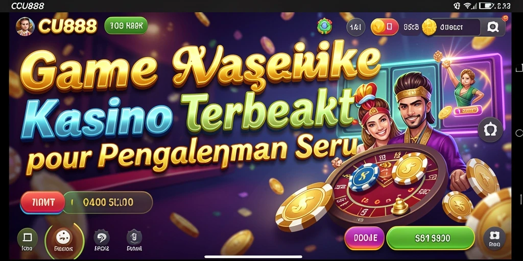 Tampilan menarik dari gameplay kasino CU888 yang memukau.