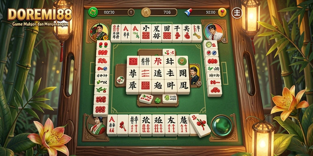 Gameplay menarik DOREMI88 dengan desain Mahjong yang menawan.