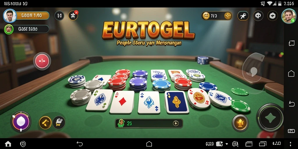Tampilan gameplay seru dari EUROTOGEL dengan pemain yang berinteraksi.