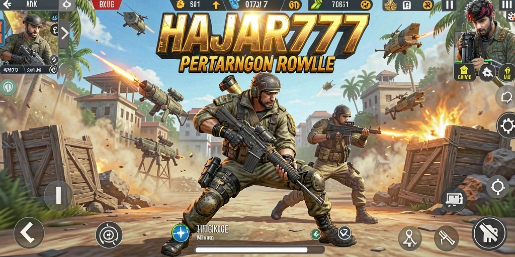 Screenshot menampilkan aksi intens di tengah arena Battle Royale.