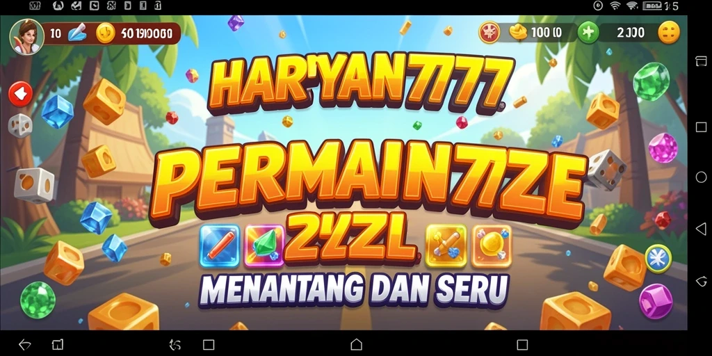 Tampilan gameplay HARAPAN777 yang menyoroti tantangan Puzzle.