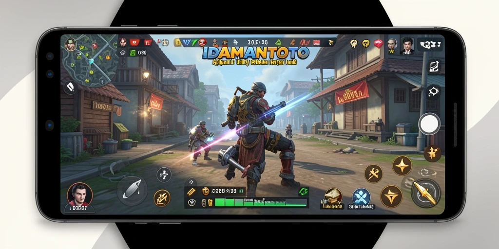 Screenshot utama IDAMANTOTO menampilkan antarmuka aplikasi Utility yang mudah digunakan.