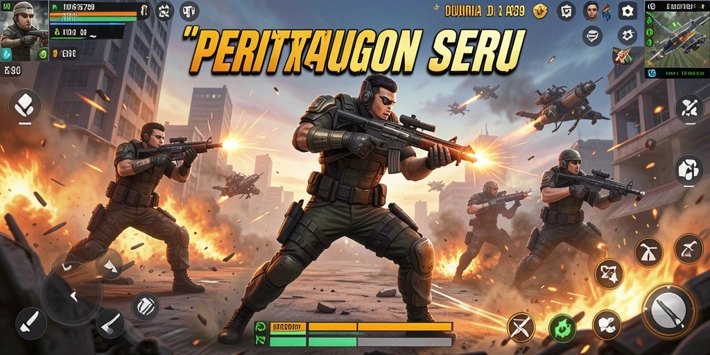 Tampilan aksi mendebarkan dari gameplay JP6789.
