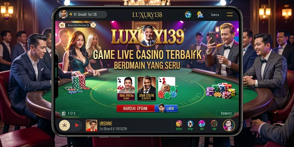 Gameplay Live Casino yang menegangkan dan interaktif di LUXURY138.