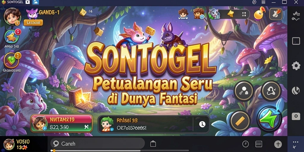 Tampilan menarik dari gameplay SONTOGEL yang penuh petualangan.
