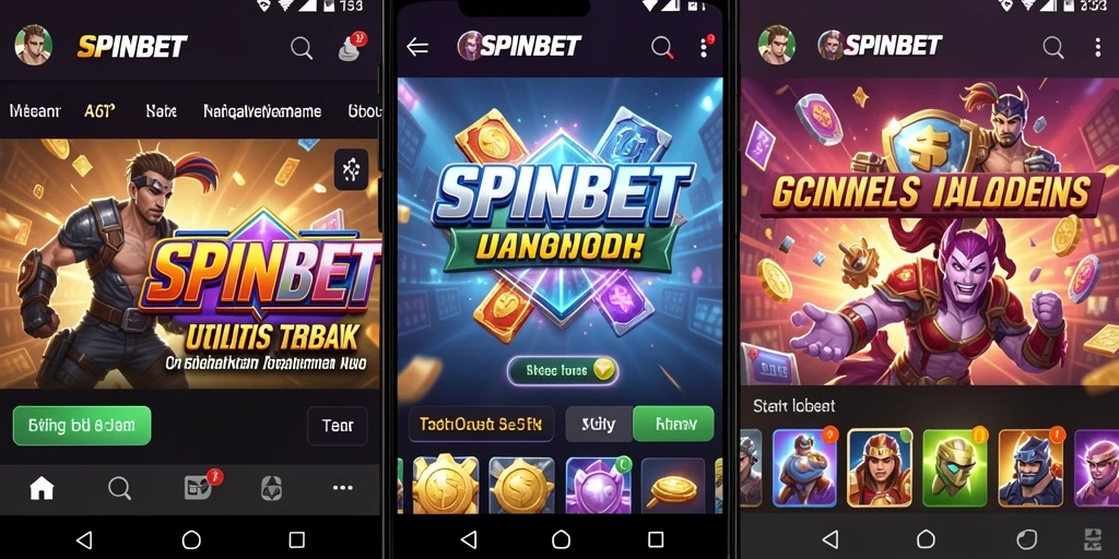 Tampilan antarmuka SPINBET yang menarik dan user-friendly.