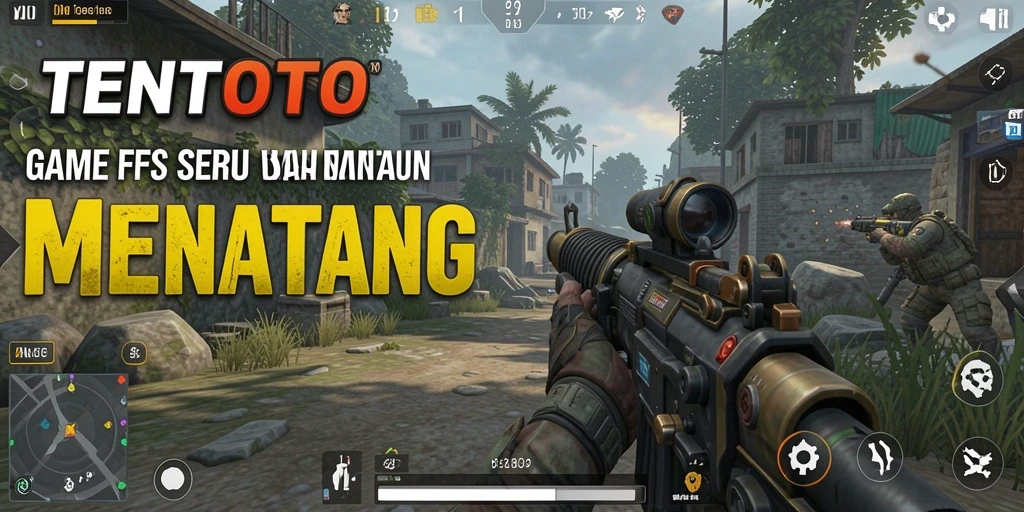 Screenshot gameplay TENTOTO menampilkan aksi tembak-menembak yang mendebarkan.